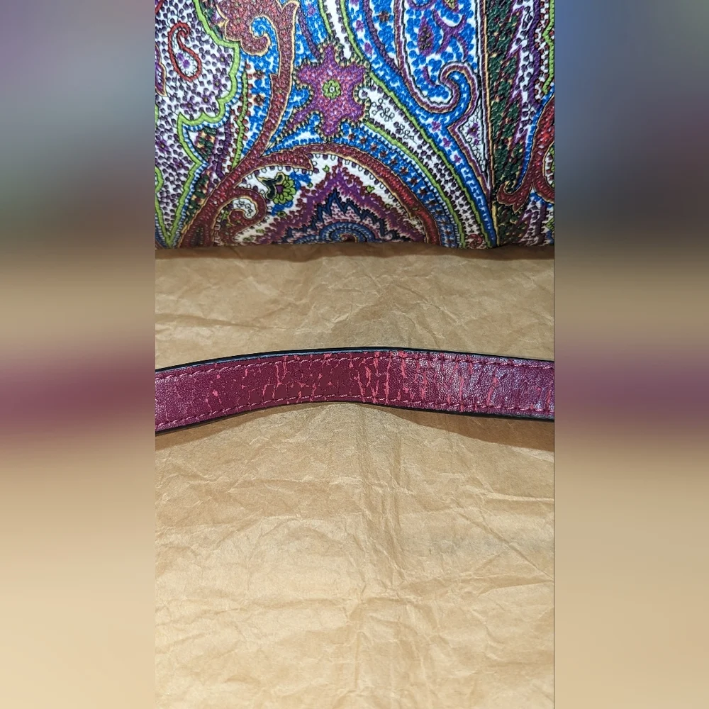Etro Milano Paisley Crossbody EUC Rare - Picture 8 of 16
